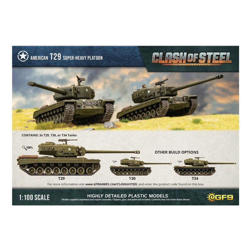 Clash of Steel: T29 Super-Heavy Tank Platoon (CSU02) - Good Games