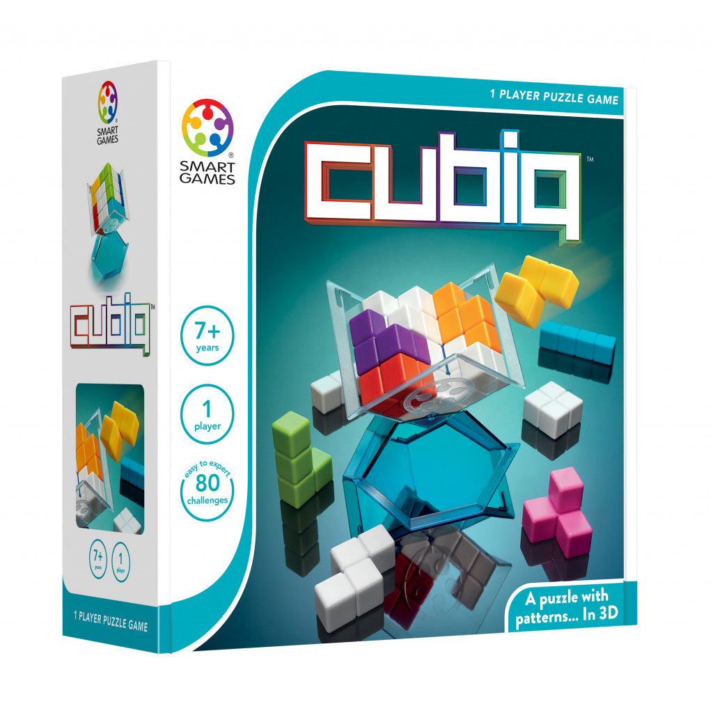 Smart Games CubIQ Puzzle fully packaged front view