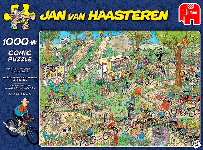 Jan Van Haasteren - Cyclocross Championship 1000 Piece Jigsaw - Good Games
