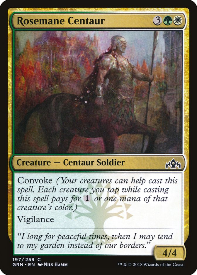 Rosemane Centaur 197/259 (Guilds of Ravnica) 