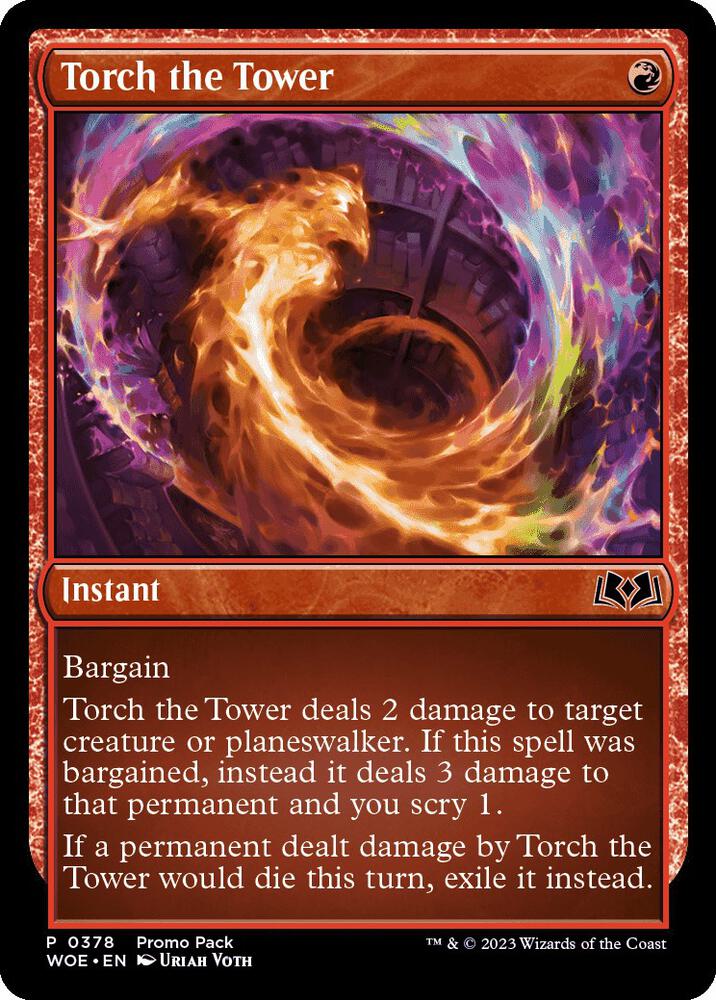 Torch the Tower 378 (Promo Pack: Wilds of Eldraine) 