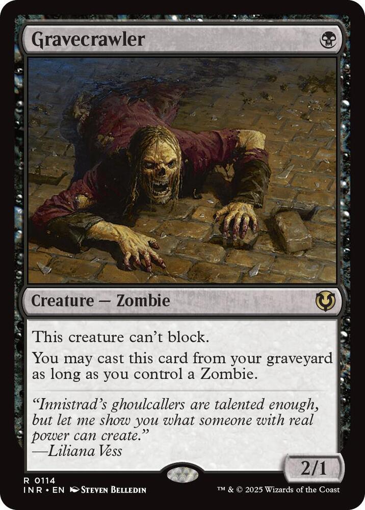 Gravecrawler 114 (Innistrad Remastered)  - Foil