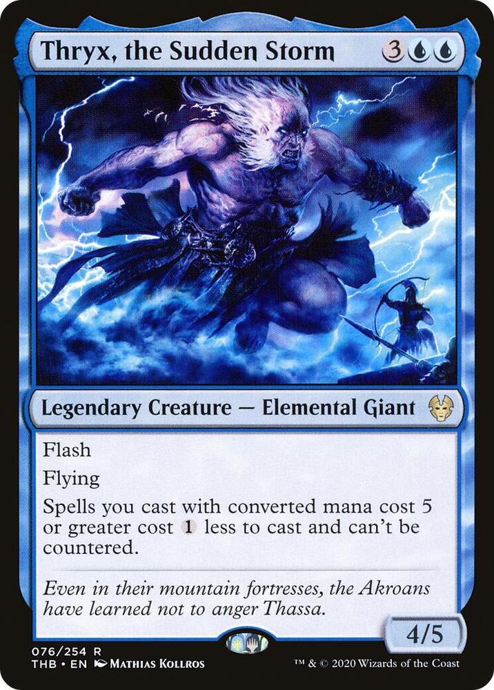Thryx, the Sudden Storm 76/254 (Theros Beyond Death) 