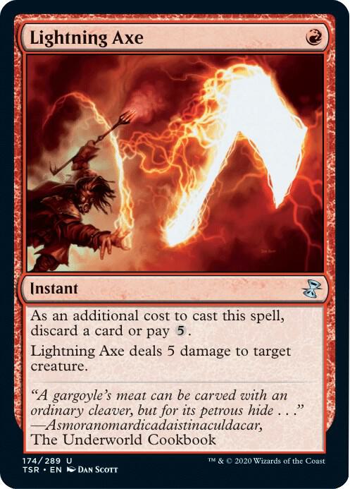 Lightning Axe 174/289 (Time Spiral: Remastered)  - Foil