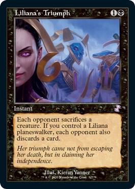 Liliana's Triumph 327/289 (Time Spiral: Remastered) 