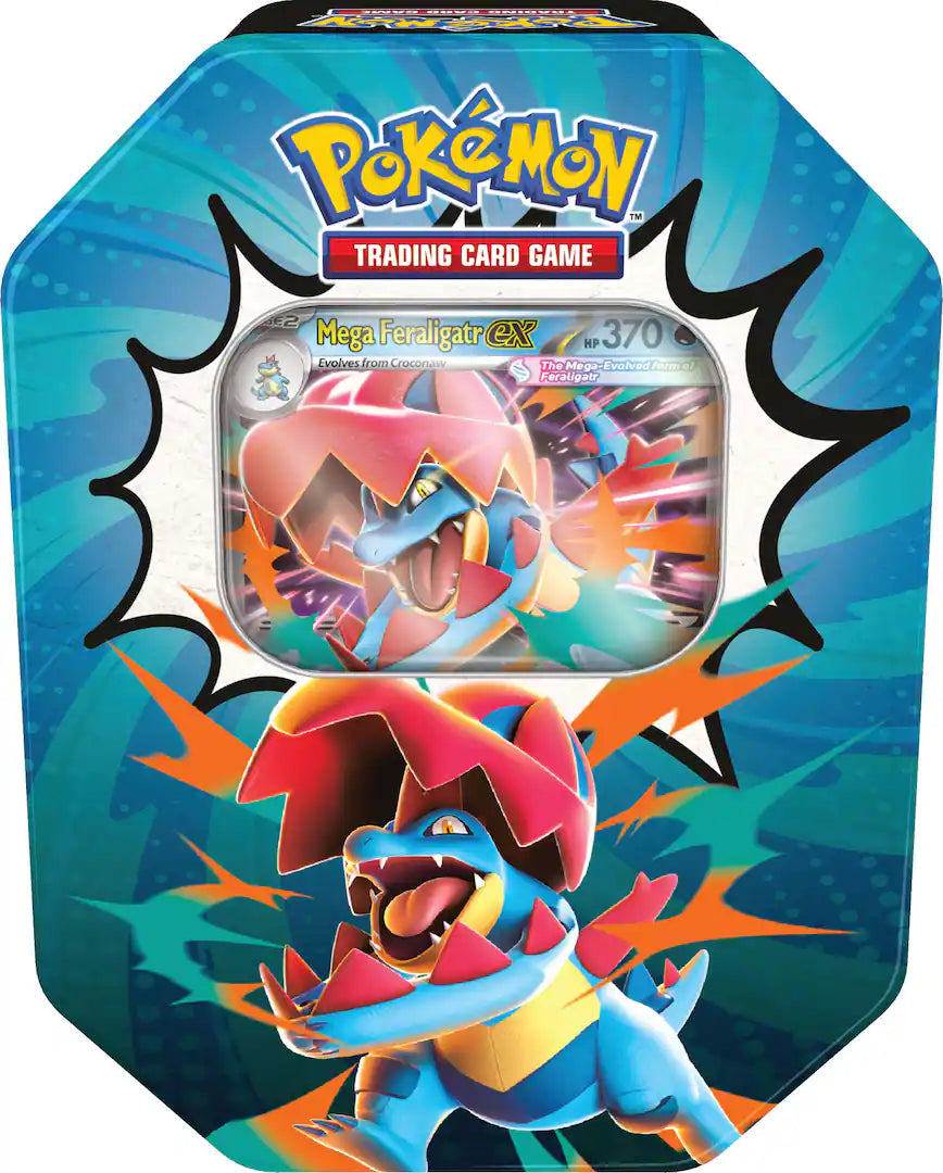Pokémon TCG - Ascended Heroes Tin - Mega Feraligatr ex