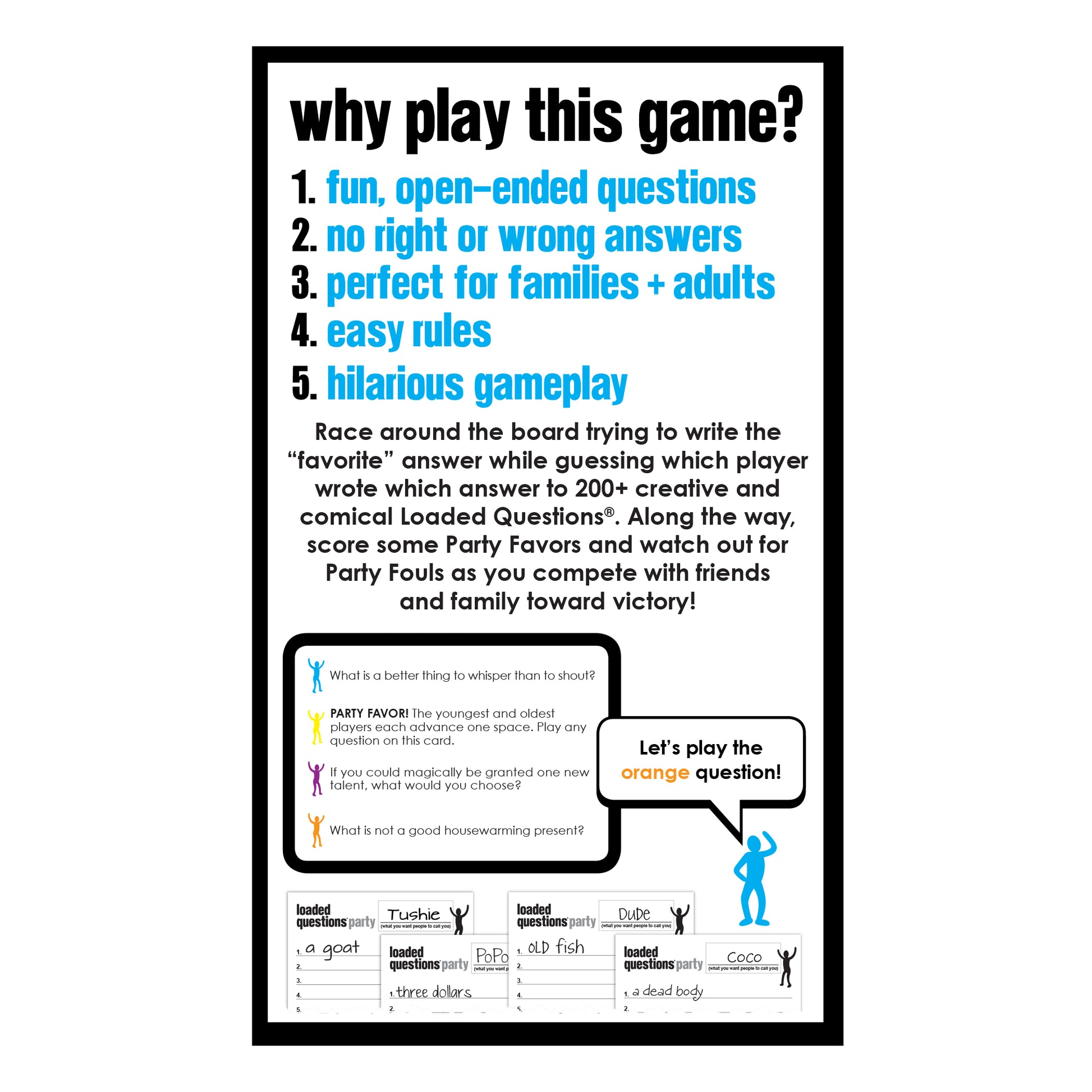 Loaded Questions Party: The Card Game - Good Games