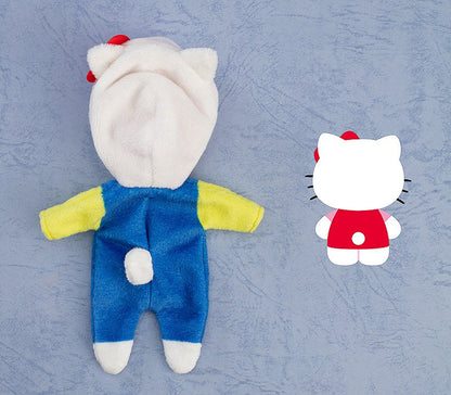 Back view of Nendoroid Doll in Hello Kitty kigurumi pajamas highlighting tail or other details
