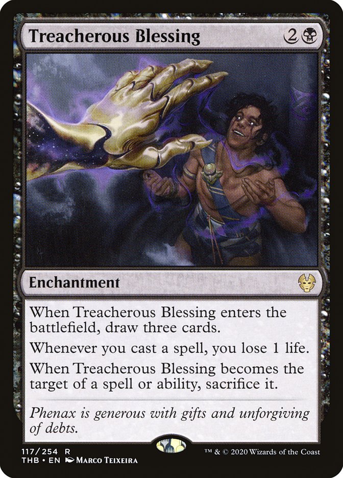 Treacherous Blessing 117/254 (Theros Beyond Death)  - Foil
