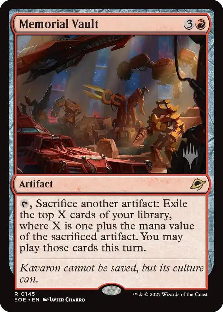 Memorial Vault 145p/160 (Promo Pack: Edge of Eternities) 