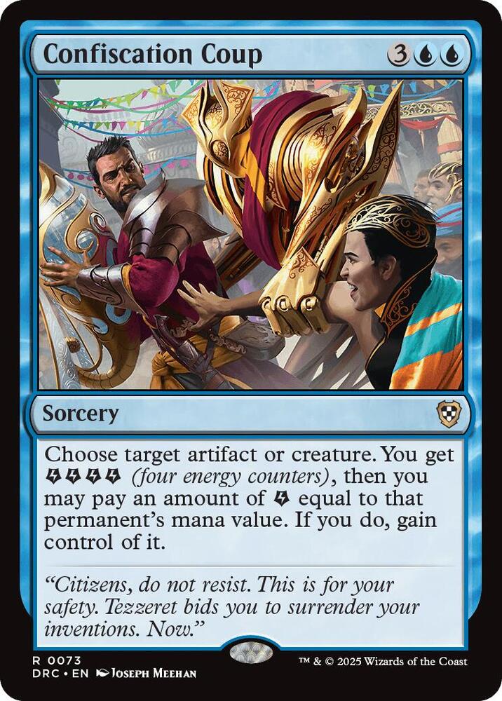 Confiscation Coup 73/187 (Commander: Aetherdrift) 