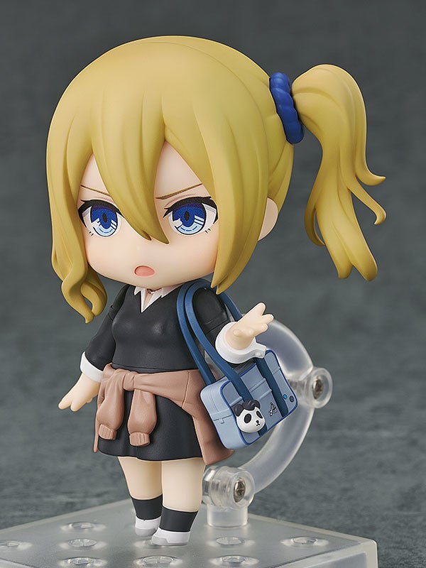 Nendoroid Ai Hayasaka showing an embarrassed expression with arms folded