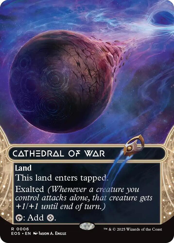 Cathedral of War  6/45 (Edge of Eternities: Stellar Sights)  - Borderless