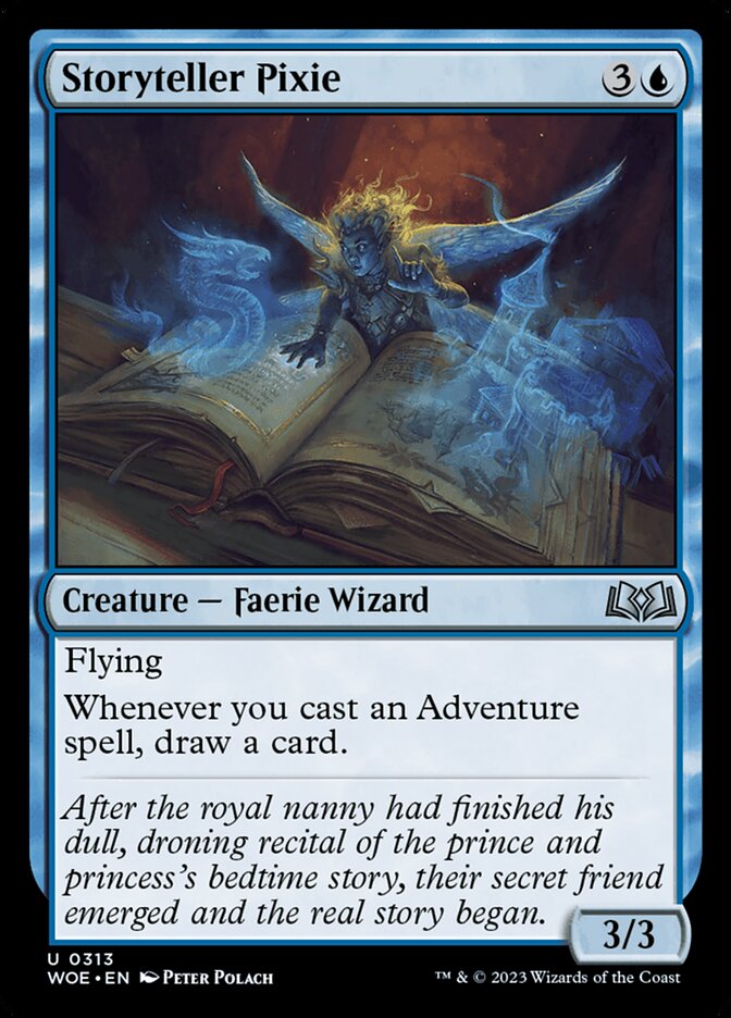 Storyteller Pixie 313 (Wilds of Eldraine)  - Foil