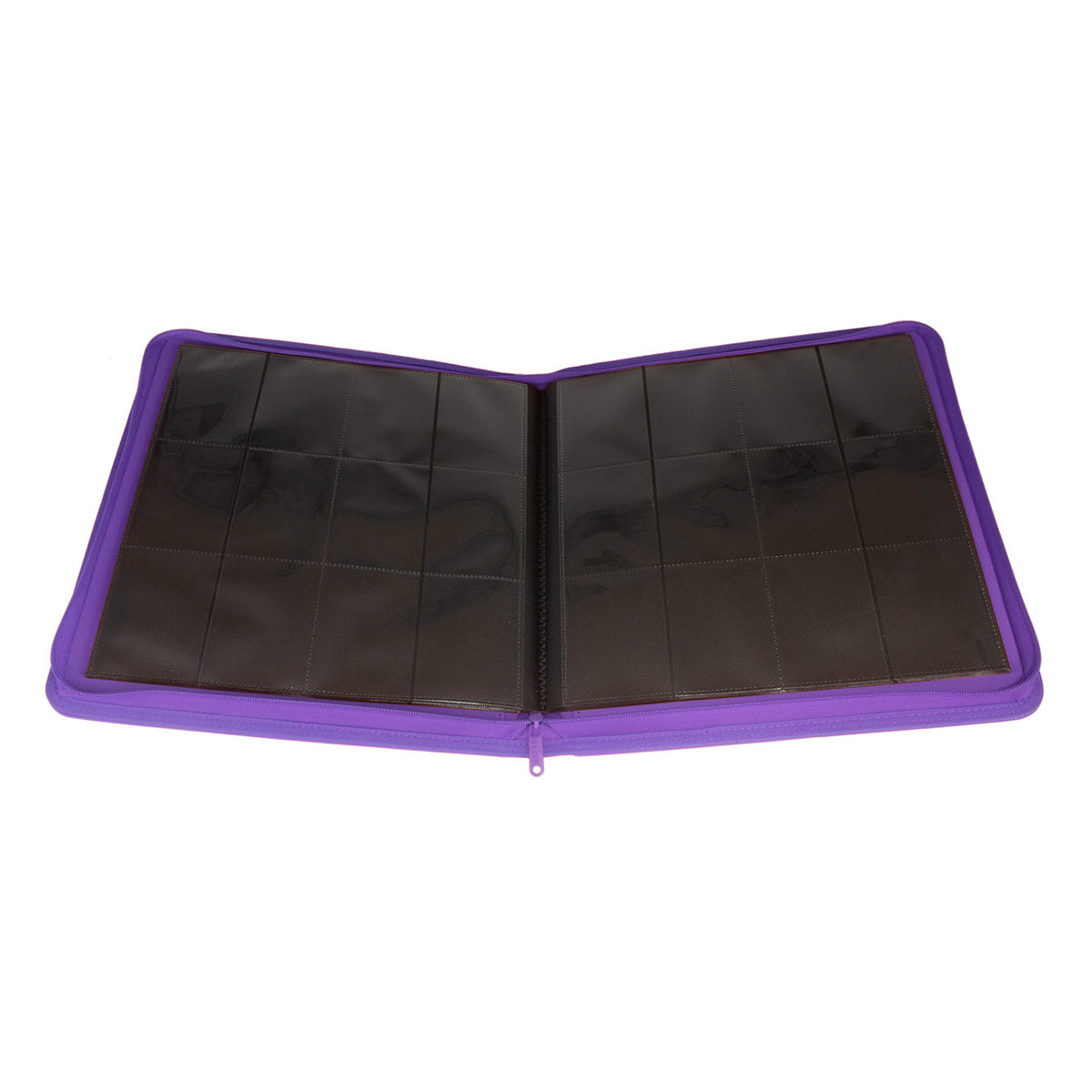 Palms Off Gaming - Steatlh Zip Binder - 12 Pocket - Purple
