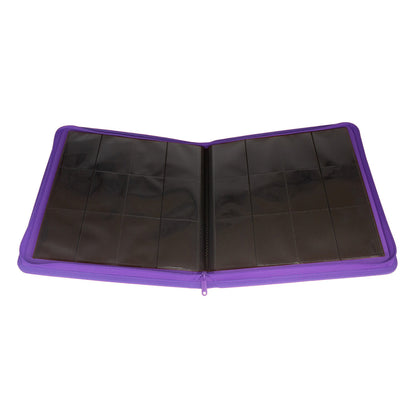 Palms Off Gaming - Steatlh Zip Binder - 12 Pocket - Purple