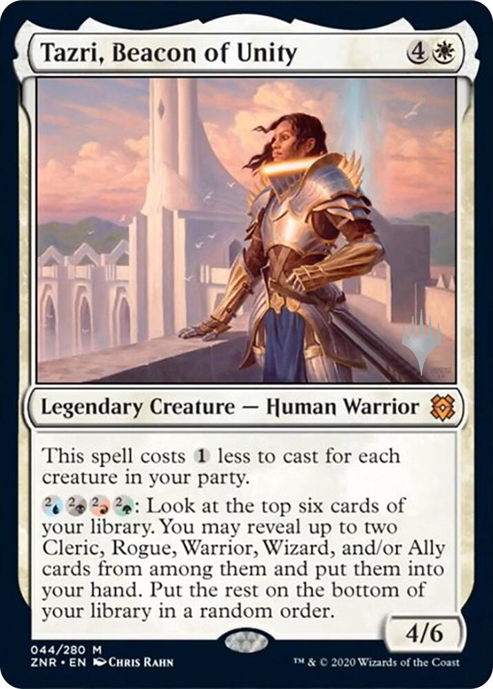 Tazri Beacon of Unity 44p/169 (Promo Pack: Zendikar Rising) 