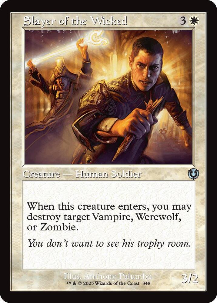 Slayer of the Wicked 348/287 (Innistrad Remastered)  - Retro Foil
