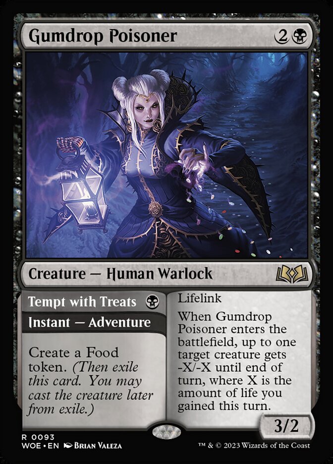 Gumdrop Poisoner // Tempt with Treats 93/276 (Wilds of Eldraine)  - Foil