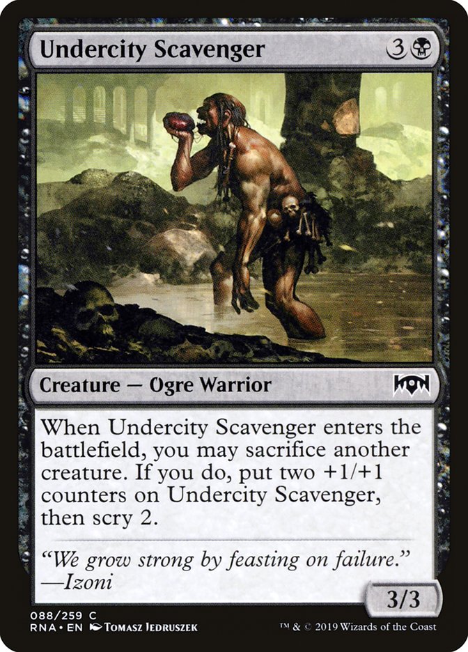 Undercity Scavenger 88/259 (Ravnica Allegiance) 