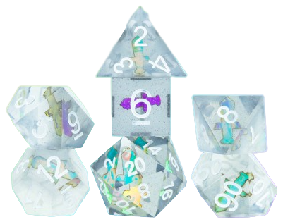 Sirius Dice - Sharp Dagger Dice Set 7