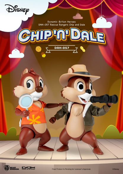 Side view of Chip with expressive eyes and hand gesture