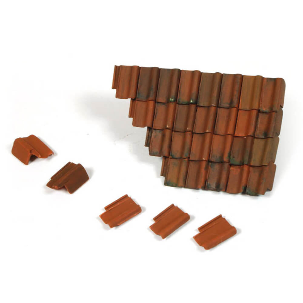 Vallejo Damaged Roof Section and Tiles Diorama Accessory - Good Games