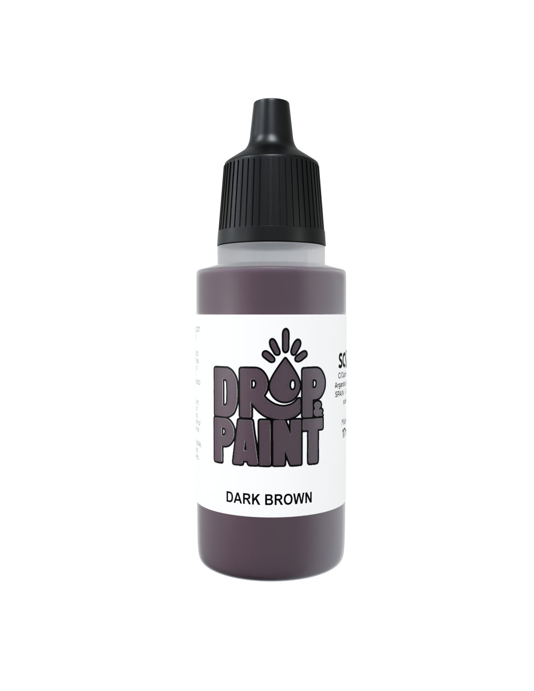 Scale 75 Drop and Paint 17ml - Dark Brown - Good Games