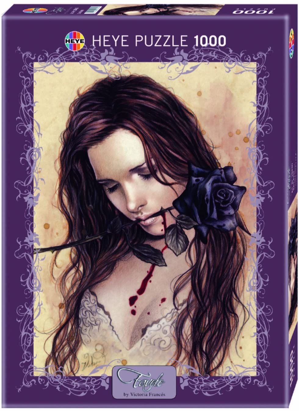 Heye - Favole Dark Rose 1000 Piece Jigsaw