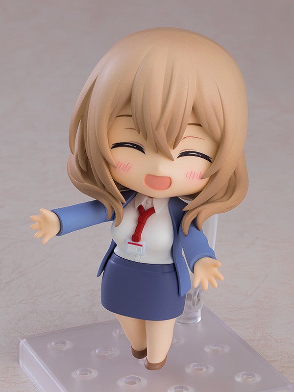 Shiori Nendoroid in a playful pose with alternate faceplate My Tiny Senpai
