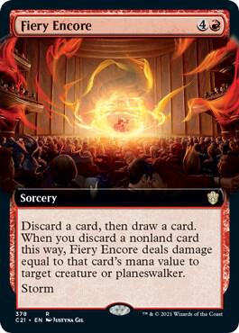 Fiery Encore Extended Art 378/81 (Commander 2021) 