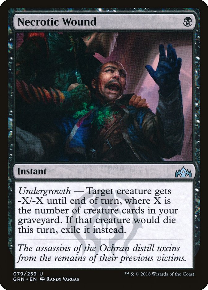 Necrotic Wound 79/259 (Guilds of Ravnica) 