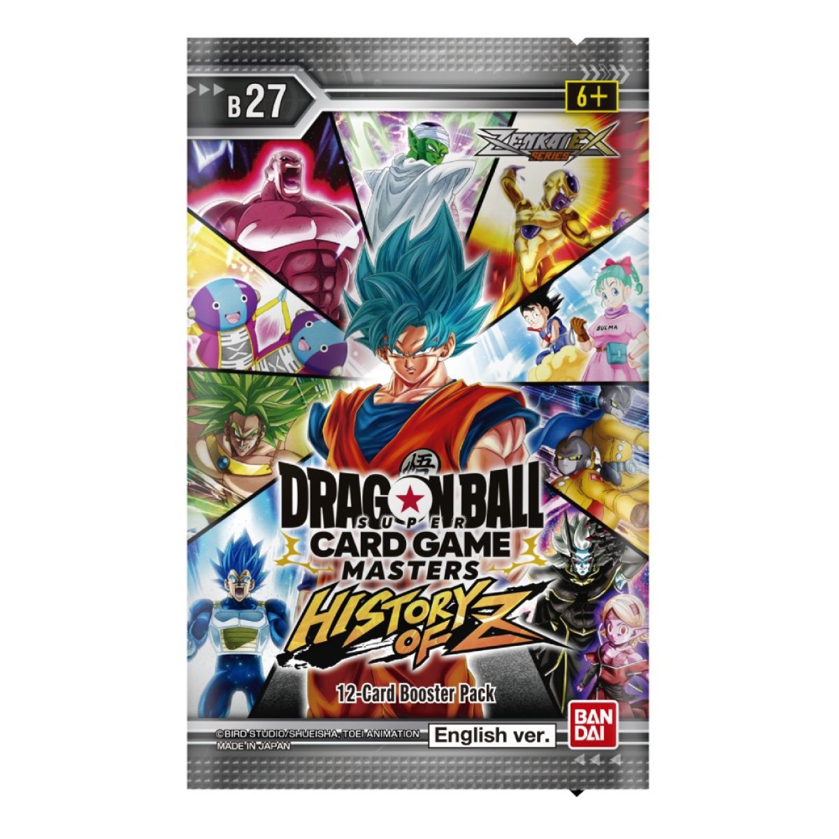 Dragon Ball Super Card Game - Masters – History of Z - Booster Pack [B27] - Good Games