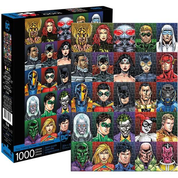DC Comics Faces 1000 Piece Jigsaw Puzzle