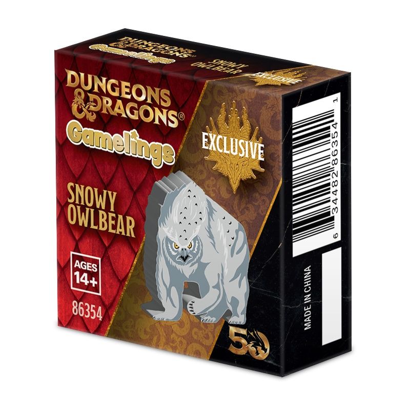 D&amp;D Gamelings: Snowy Owlbear (Preorder)