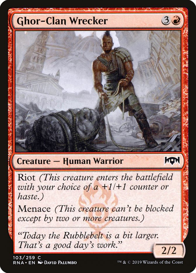 Ghor-Clan Wrecker 103/259 (Ravnica Allegiance) 