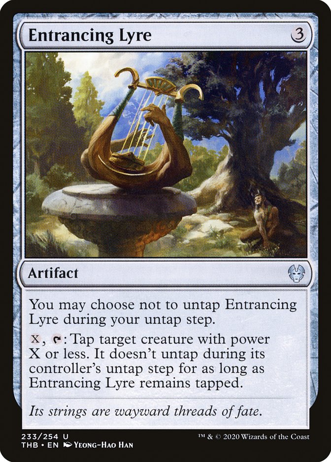 Entrancing Lyre 233/254 (Theros Beyond Death)  - Foil