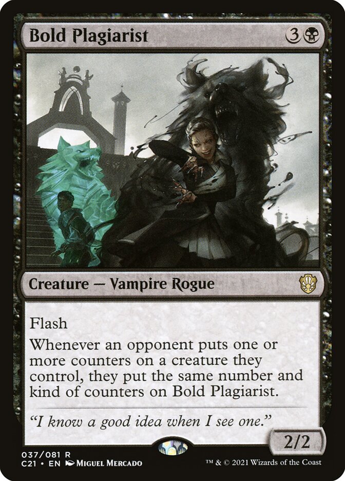 Bold Plagiarist 37/81 (Commander 2021) 
