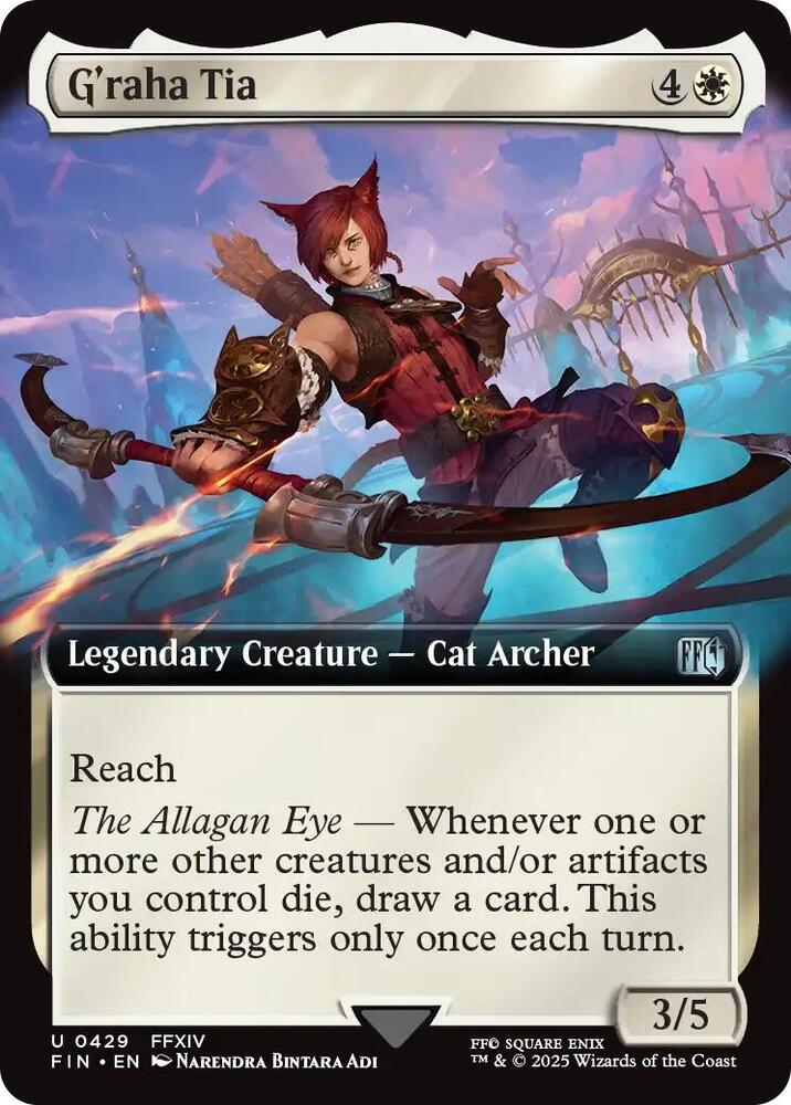 G'raha Tia 429/309 (FINAL FANTASY)  - Extended Art Foil