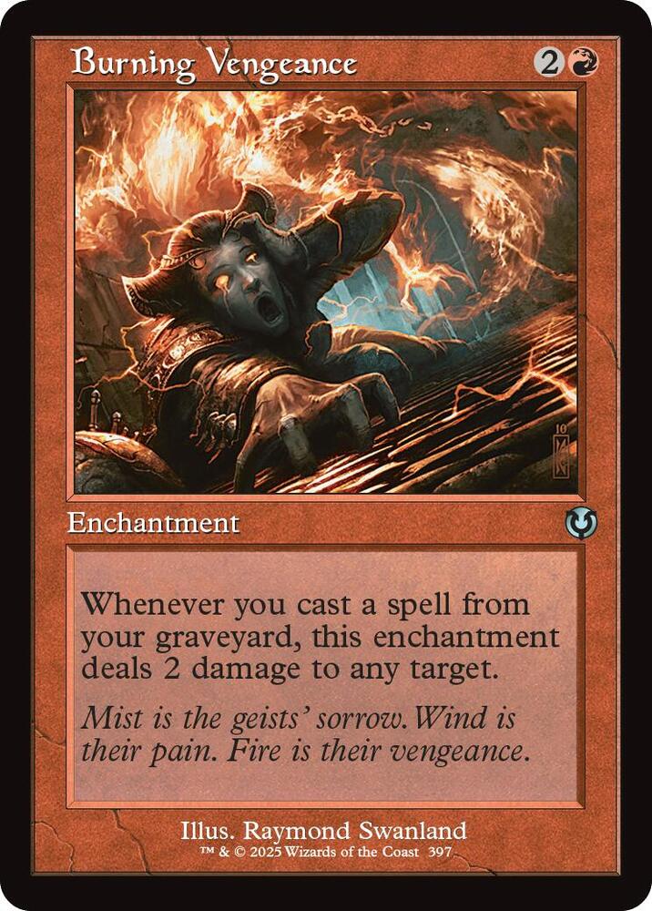 Burning Vengeance 397/287 (Innistrad Remastered)  - Retro Foil