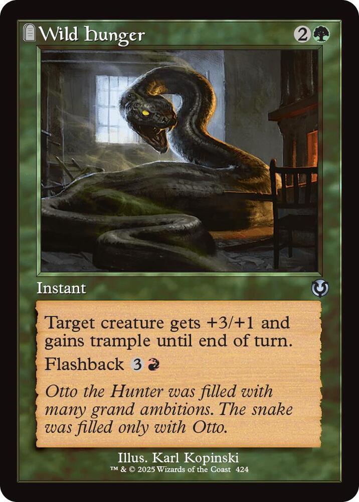 Wild Hunger 424/287 (Innistrad Remastered)  - Retro