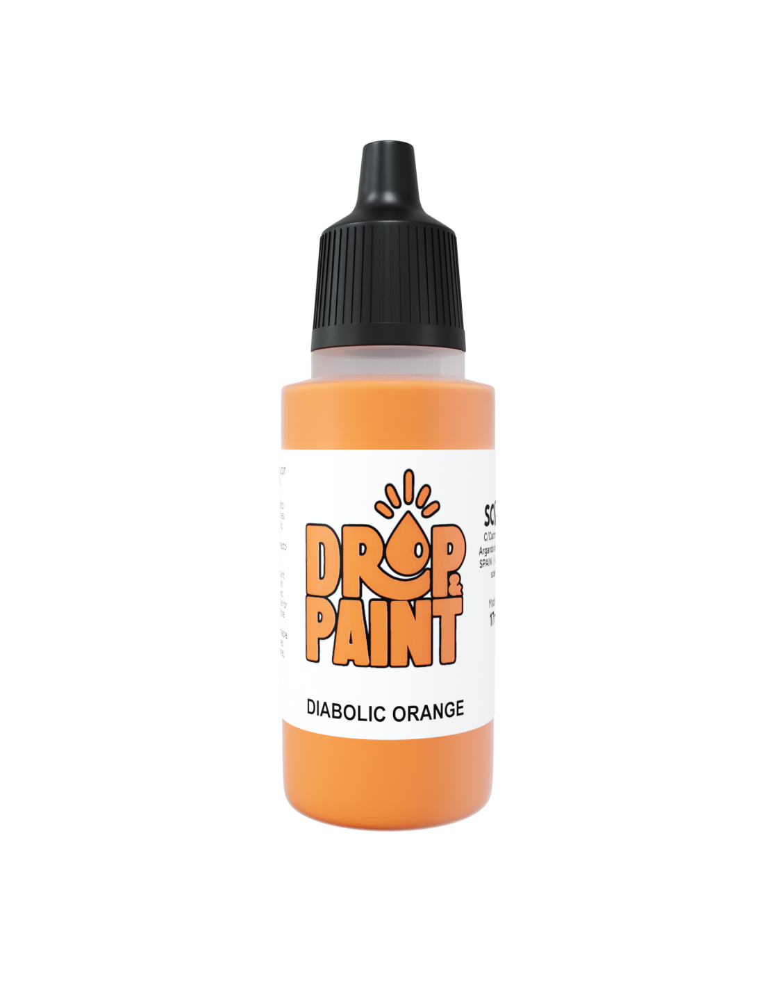 Scale 75 Drop and Paint 17ml - Diabolic Orange - Good Games
