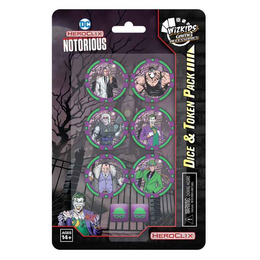 DC Heroclix Notorious Dice and Token Pack - Good Games