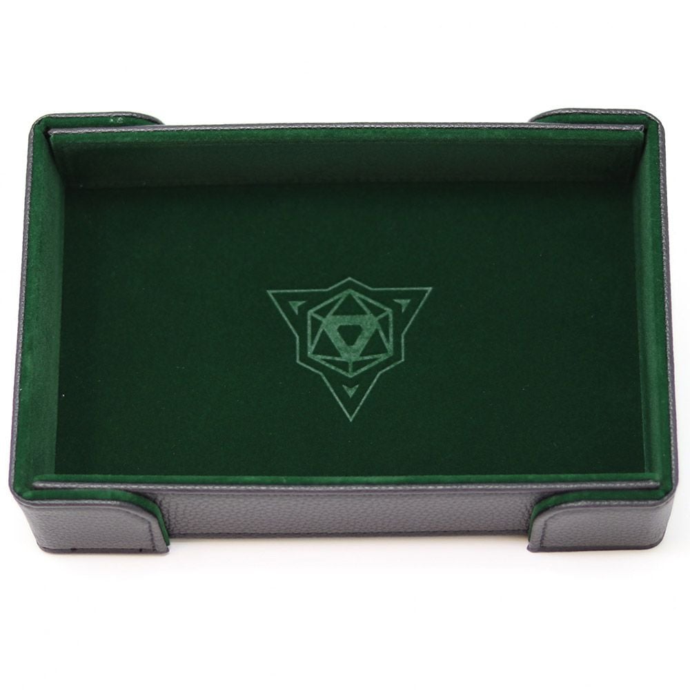 Die Hard Dice Folding Rectangle Tray - Green Velvet - Good Games