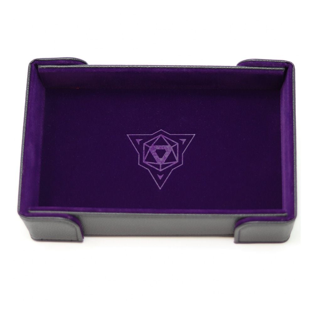 Die Hard Dice Folding Rectangle Tray - Purple Velvet - Good Games
