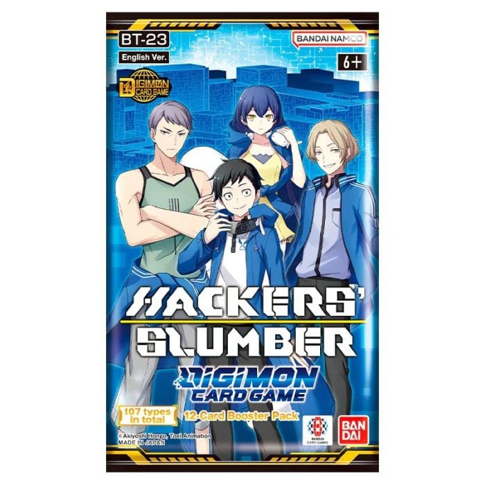 Digimon Card Game: Booster Pack – Hacker&#39;s Slumber [BT-23] (Preorder)