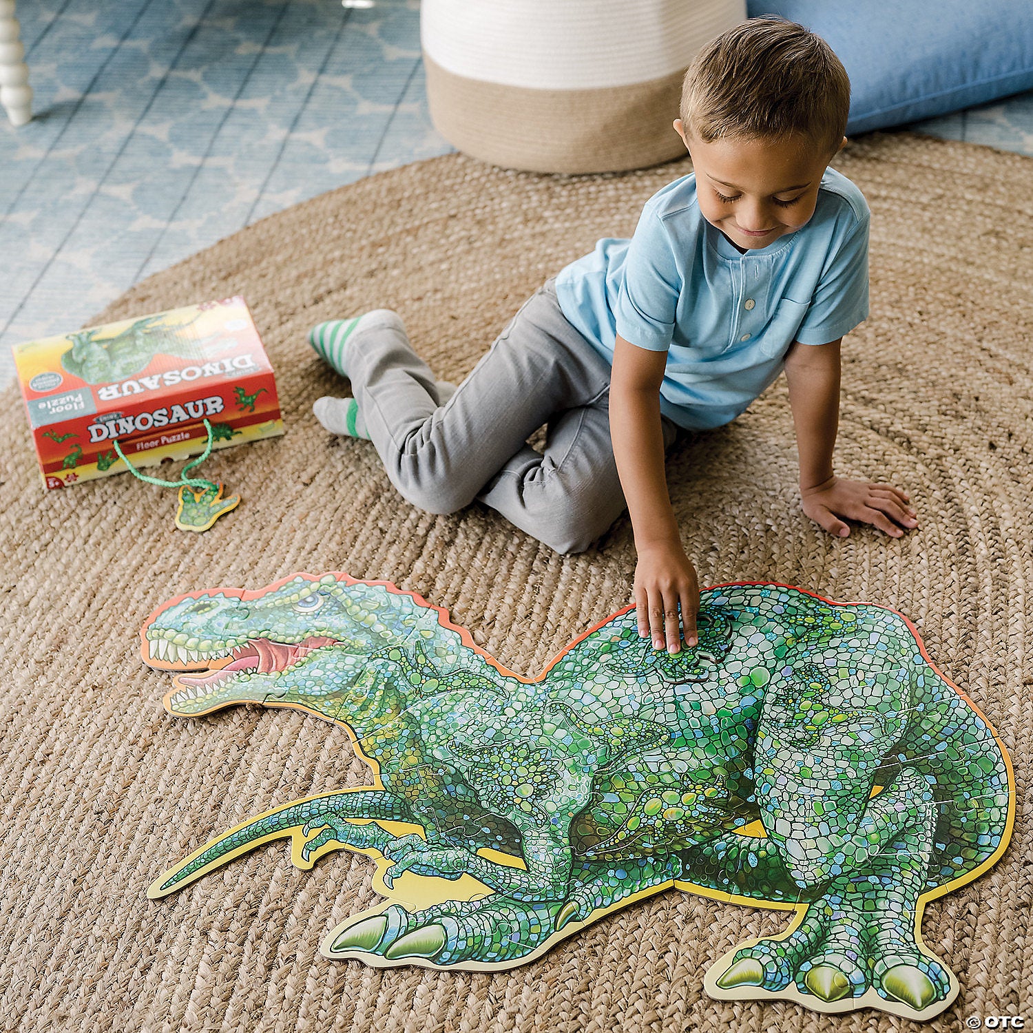 Peaceable Kingdom Dinosaur - 51 piece Floor Puzzle - Good Games