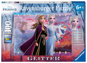 Ravensburger - Frozen 2 Strong Sisters Glitter - 100 Piece Jigsaw - Good Games
