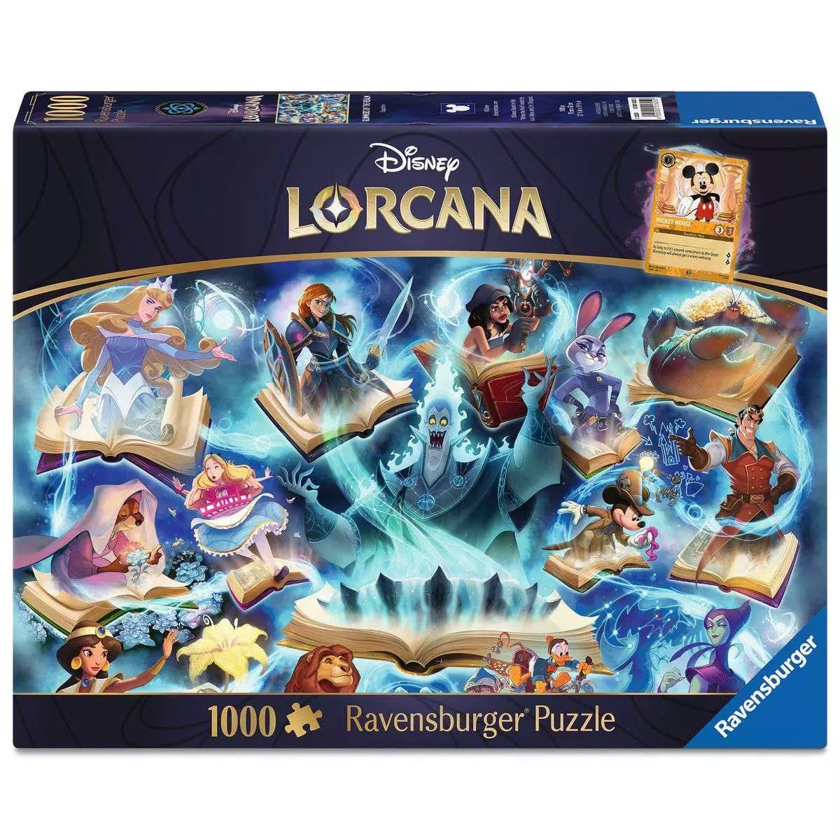 Ravensburger - Disney Lorcana Sapphire 1000 Piece Jigsaw