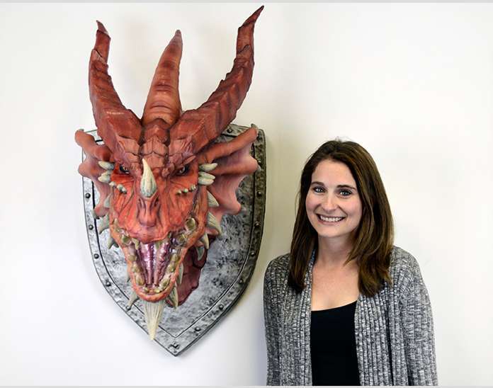 Dungeons and Dragons Red Dragon Head Trophy Plaque